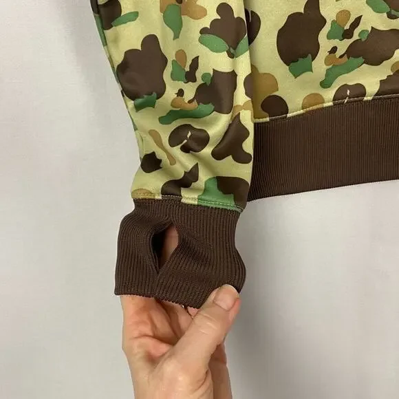 Burton Scoop Hoodie Jacket Womens Small Camo DryRide Thermex Softshell Brown - Picture 6 of 13